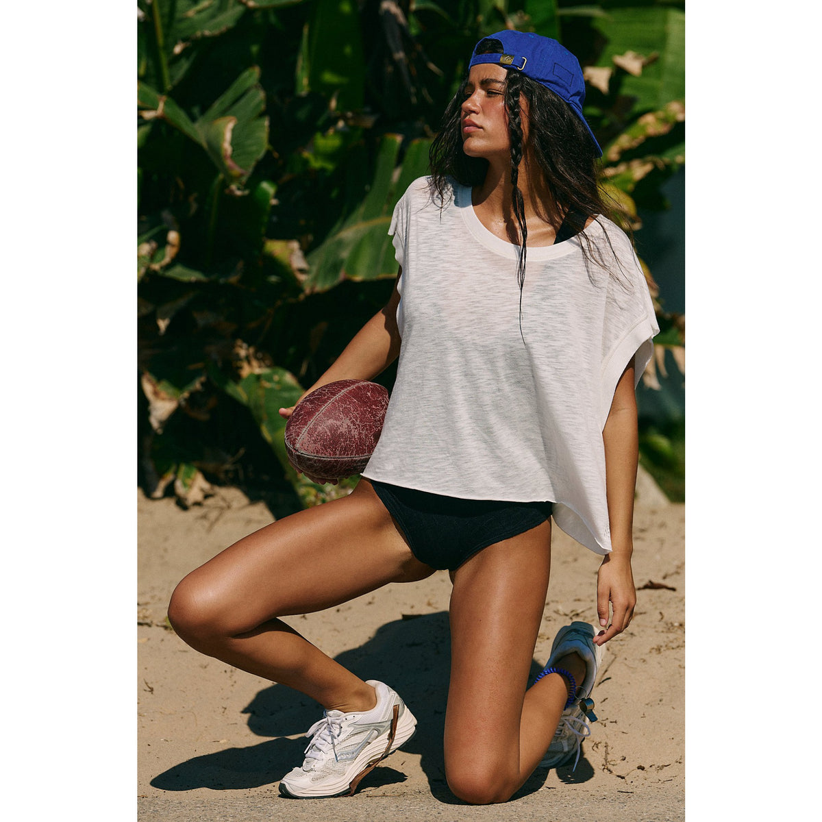 Free People Movement Womens My Time Tee - White
