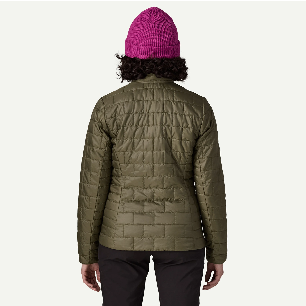 Patagnia Womens Nano Puff Jacket-Basin Green