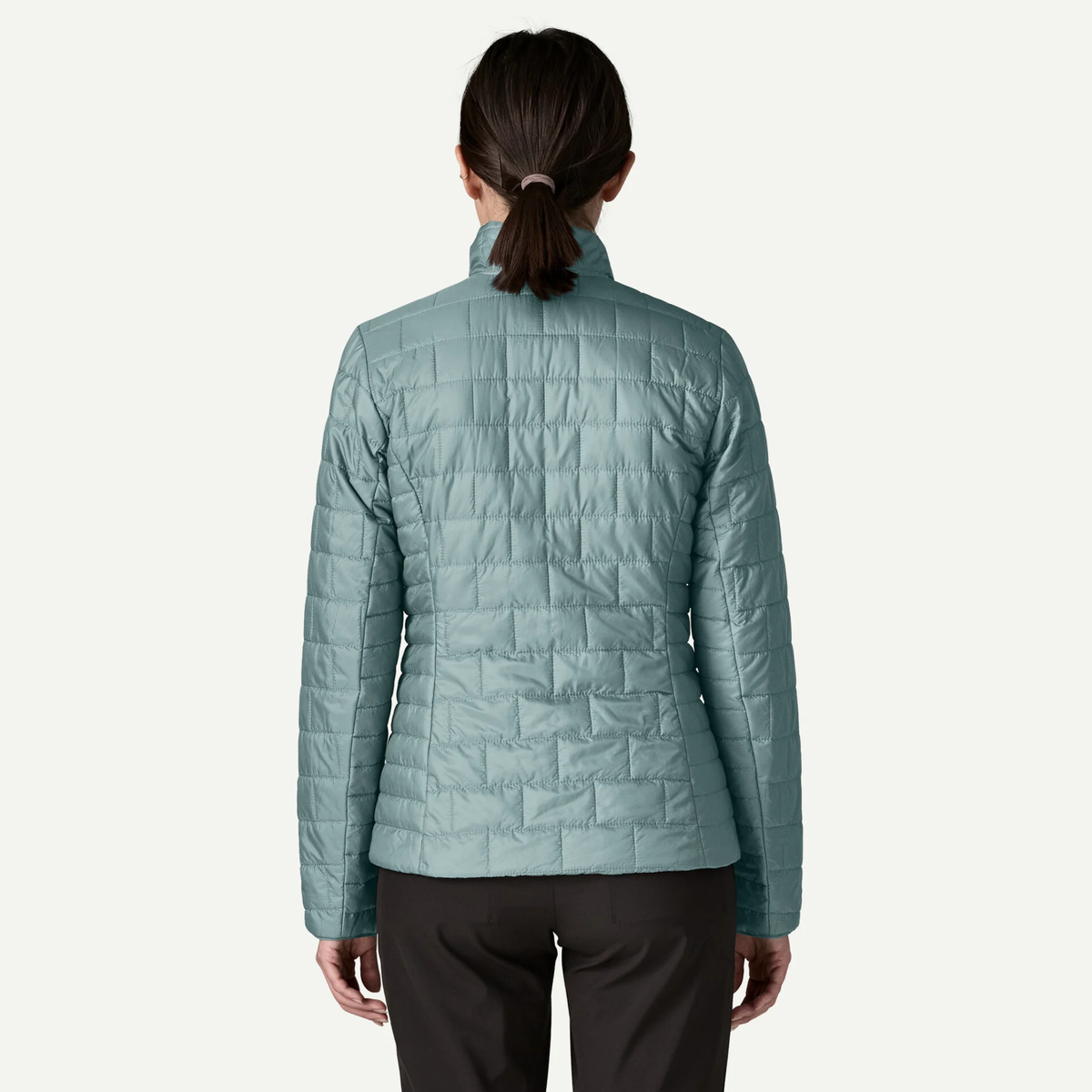 Patagonia Womens Nano Puff Jacket-Blue Sage