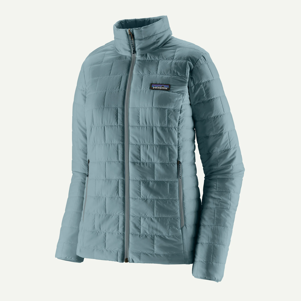 Patagonia Womens Nano Puff Jacket-Blue Sage