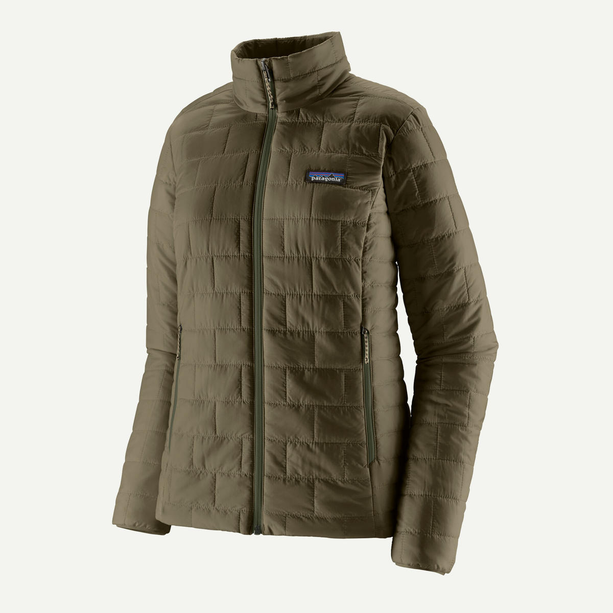 Patagnia Womens Nano Puff Jacket-Basin Green