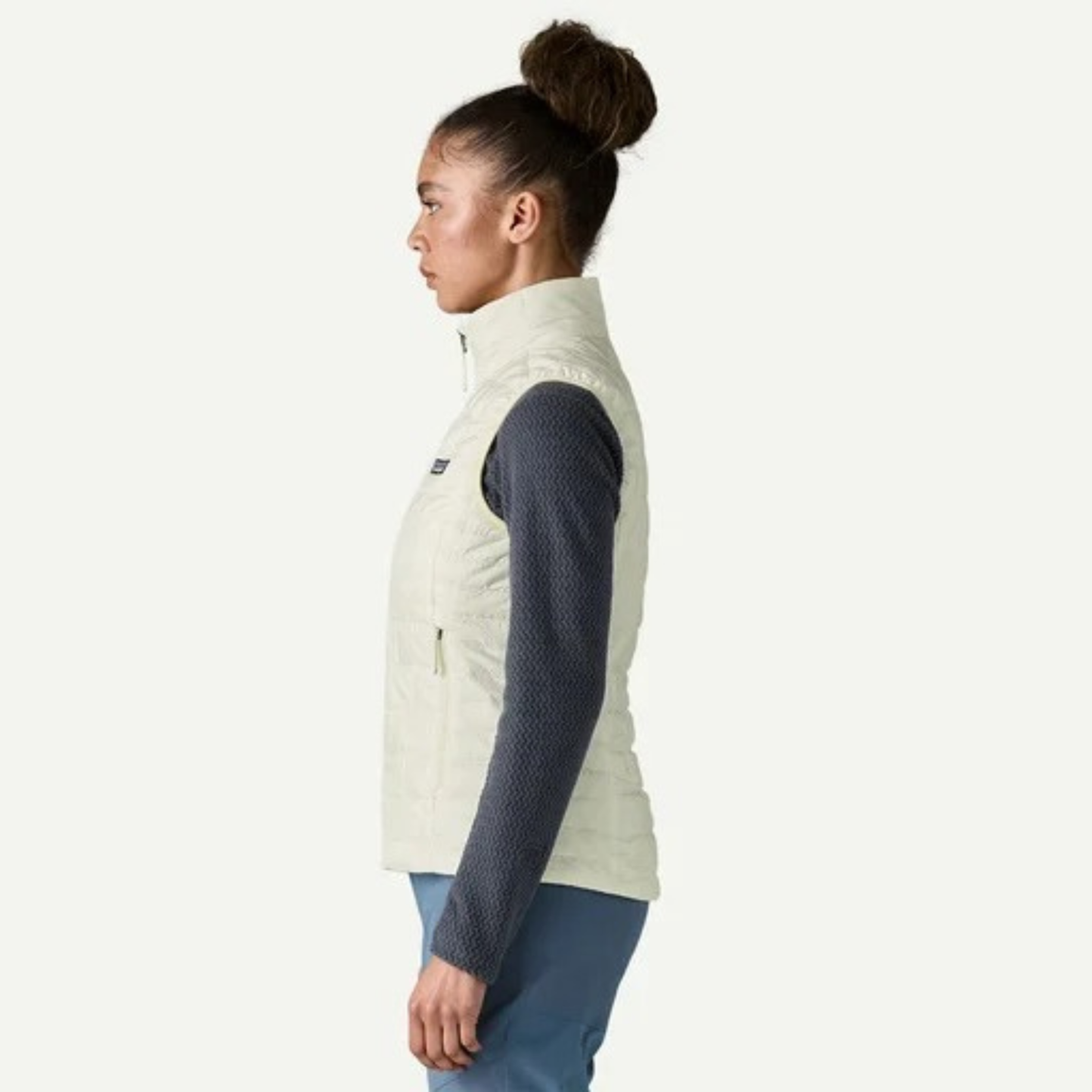 Patagonia Womens Nano Puff Vest F26-Birch White