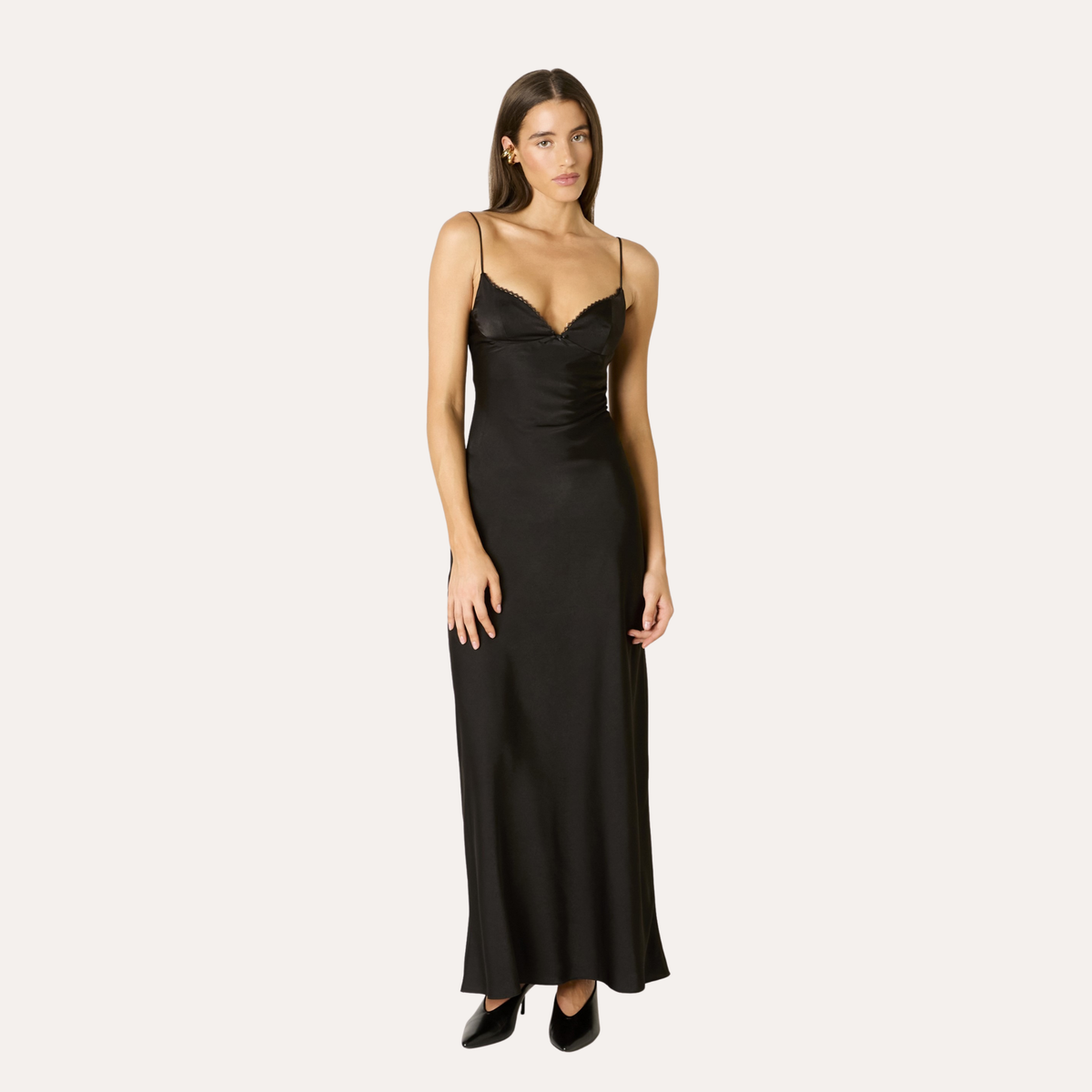 Place Showroom Womens Nightingale Dress-Black