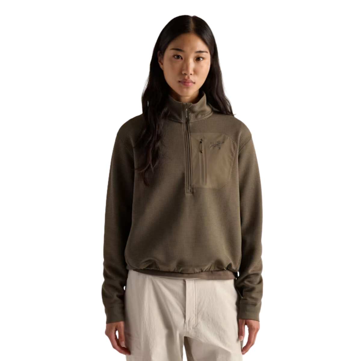 Arcteryx Womens Olera Zip Neck F26-Mongoose