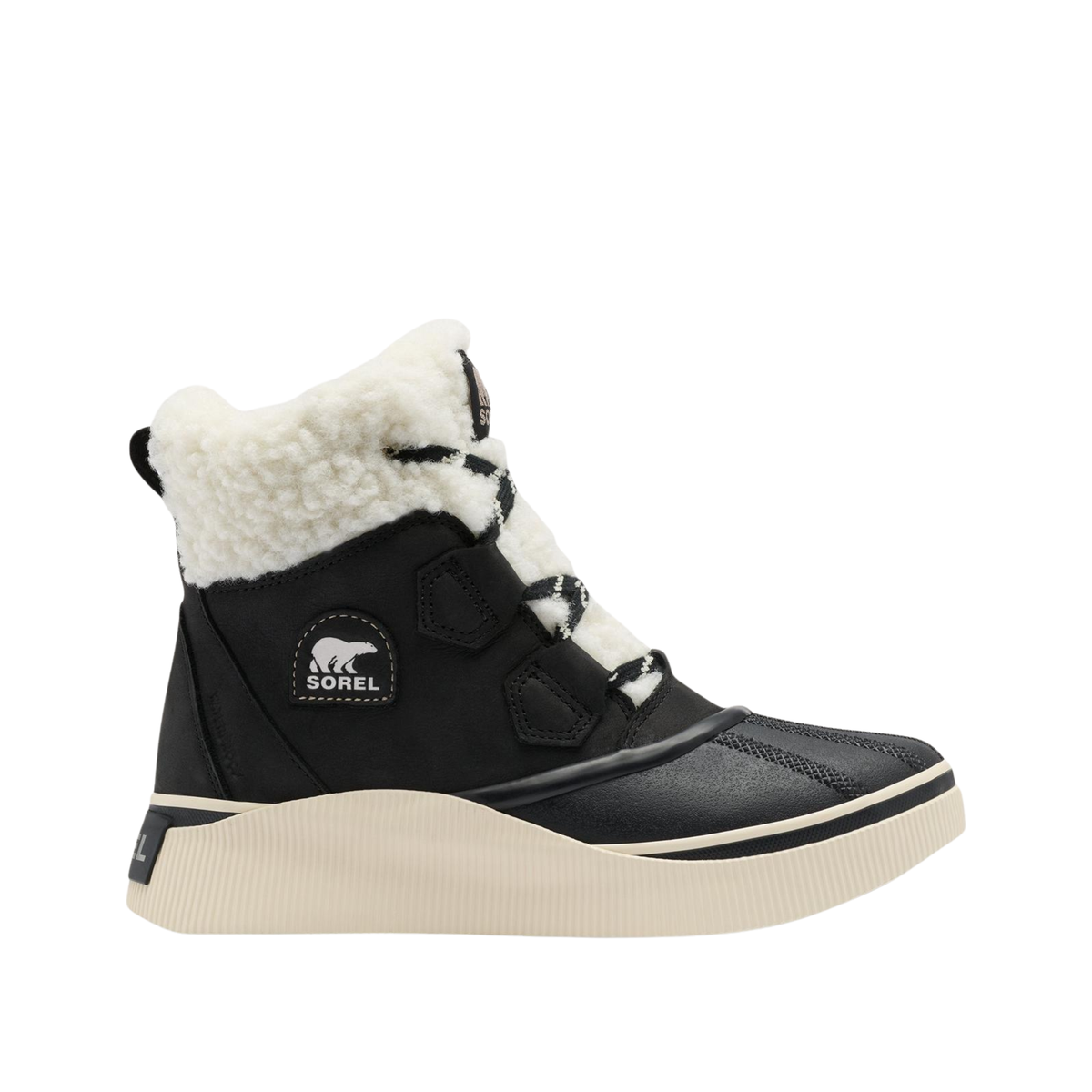 Sorel Womens Out N About IV Chillz WP-Black , Sea Sault