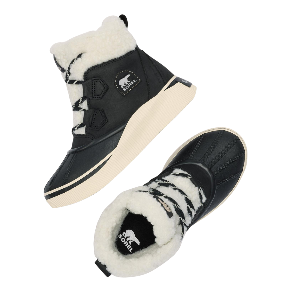 Sorel Womens Out N About IV Chillz WP-Black , Sea Sault
