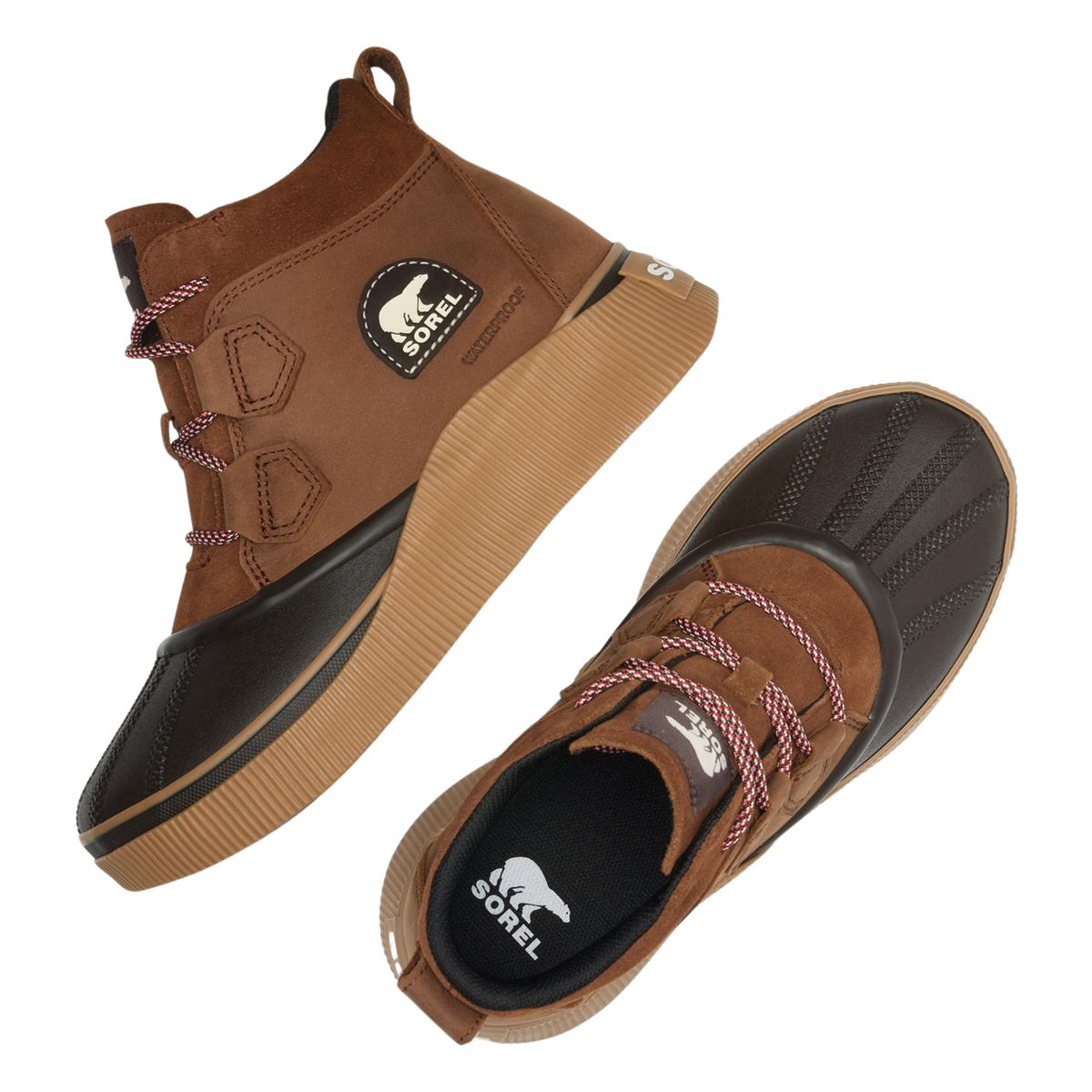 Sorel Womens Out N About IV Classic WP-Dark Auburn, Blackened Brown