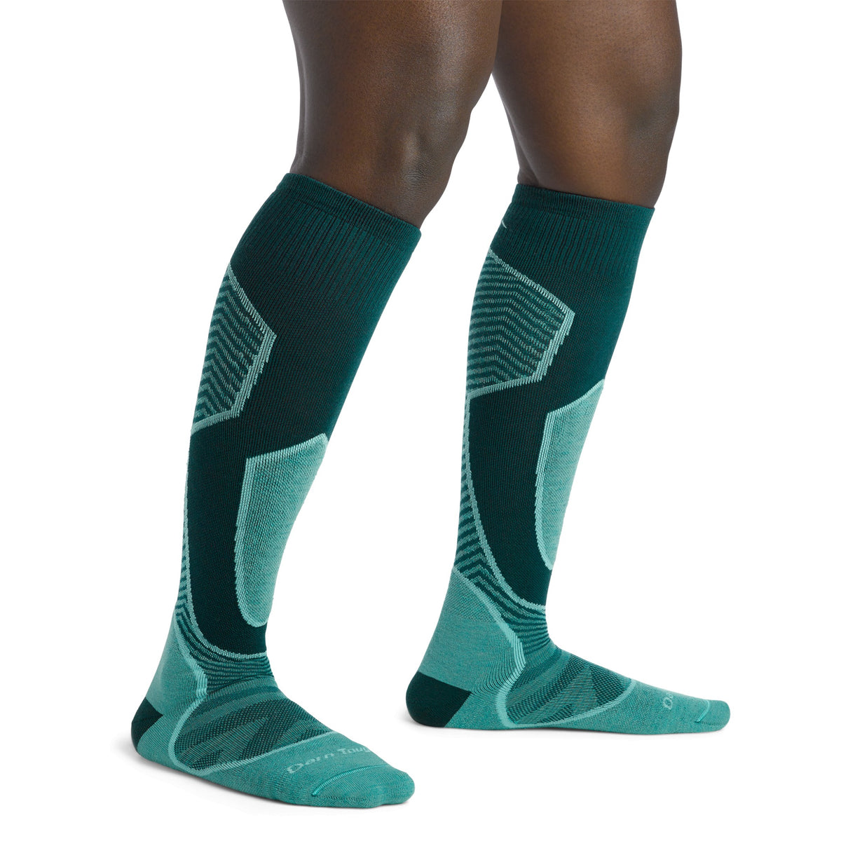 Darn Tough Vermont Womens Outer Limits OTC Lightweight with Cushion w/ Padded Shin