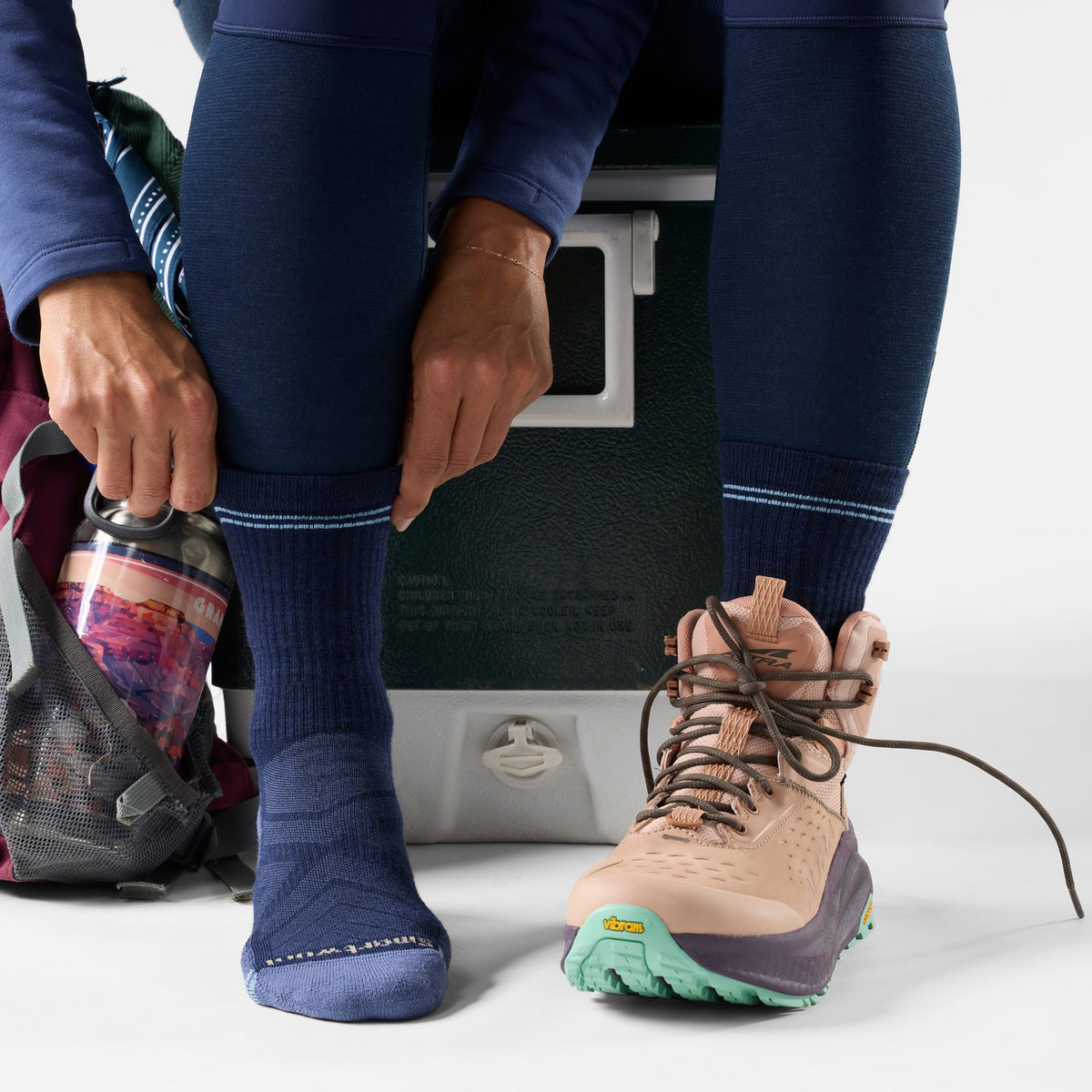Smartwool Womens Performance Hike Light Cushion Crew - Deep Navy