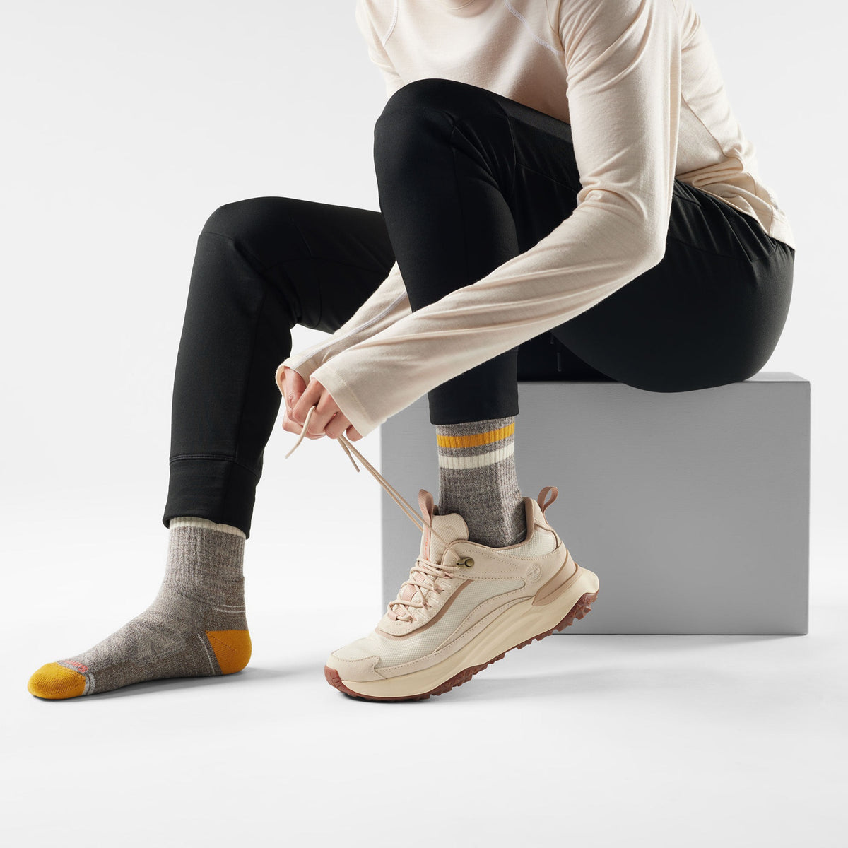 Smartwool Womens Performance Hike Light Cushion Tube Stripe Crew