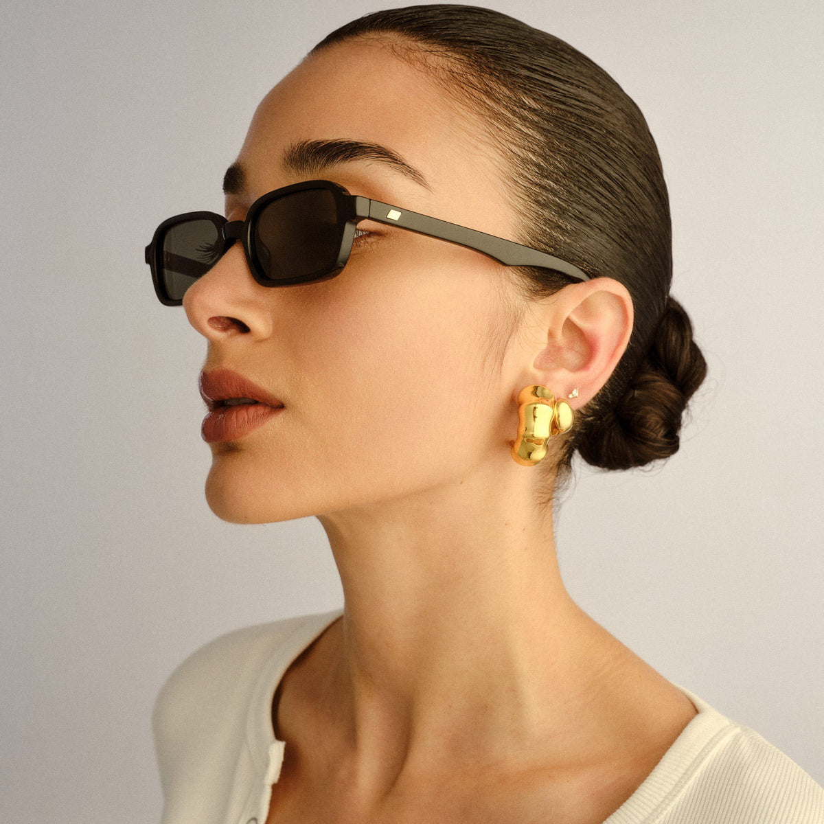 Le Specs Womens Pilferer Sunglasses - Black