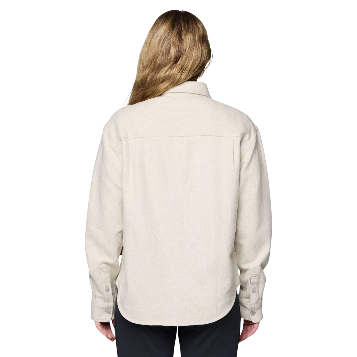 Mountain Hardwear Womens Plusher Long Sleeve Shirt-Stone Heather 
