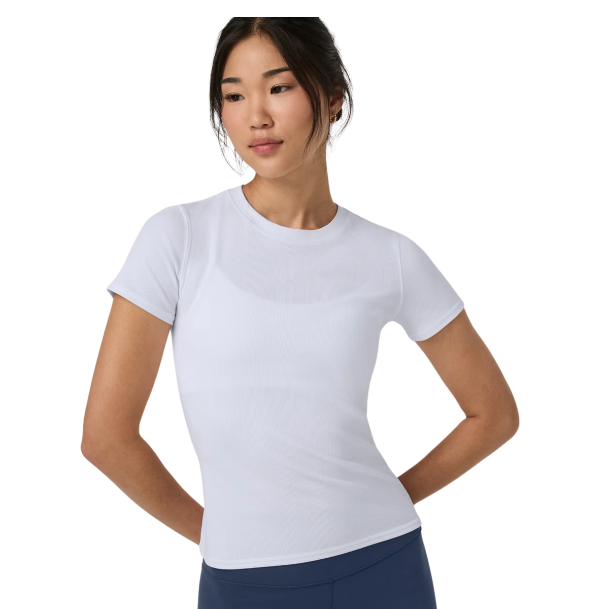 Vuori Womens Pose Fitted Tee-White