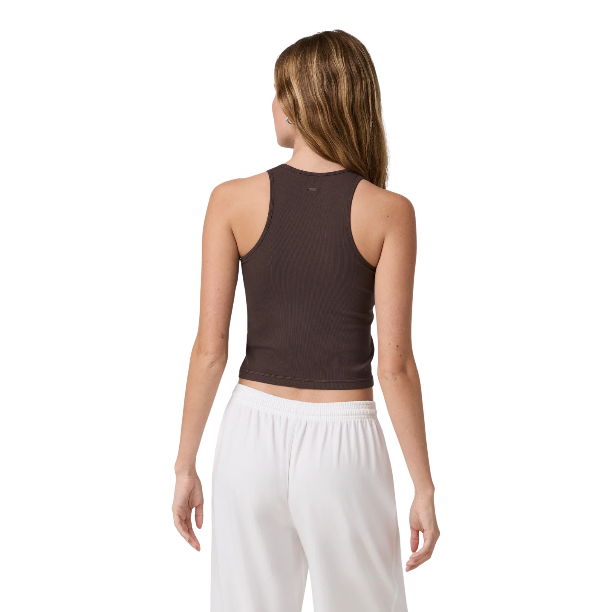 Vuori Womens Pose Plyo Tank_French Roast
