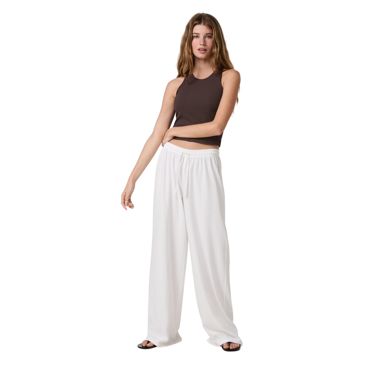Vuori Womens Pose Plyo Tank_French Roast