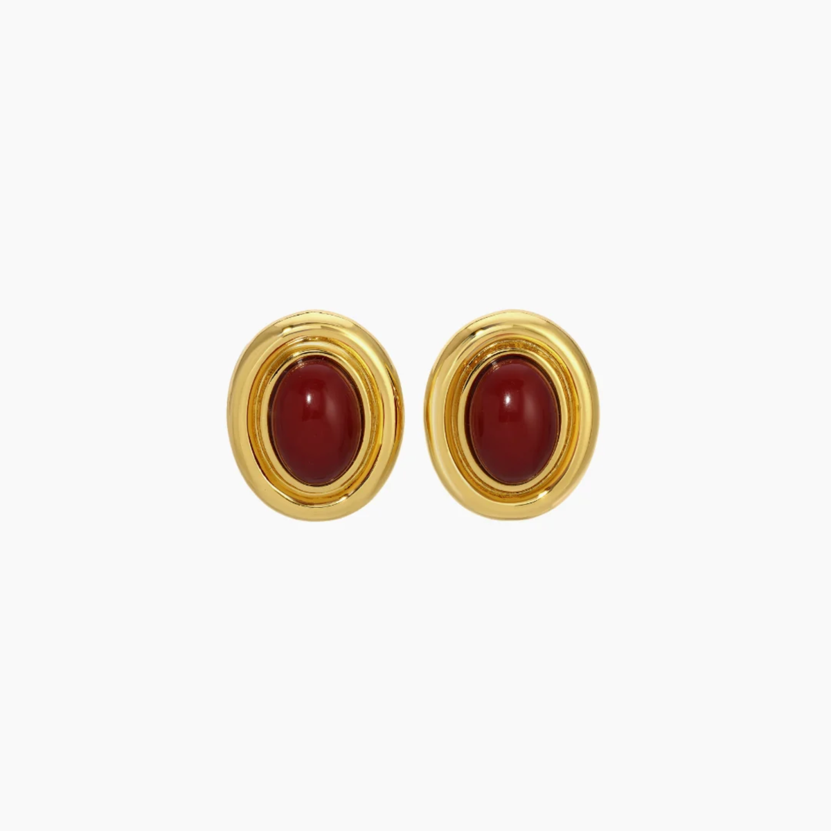Heaven Mayhem Womens Prize Burgundy Earrings-Burgundy