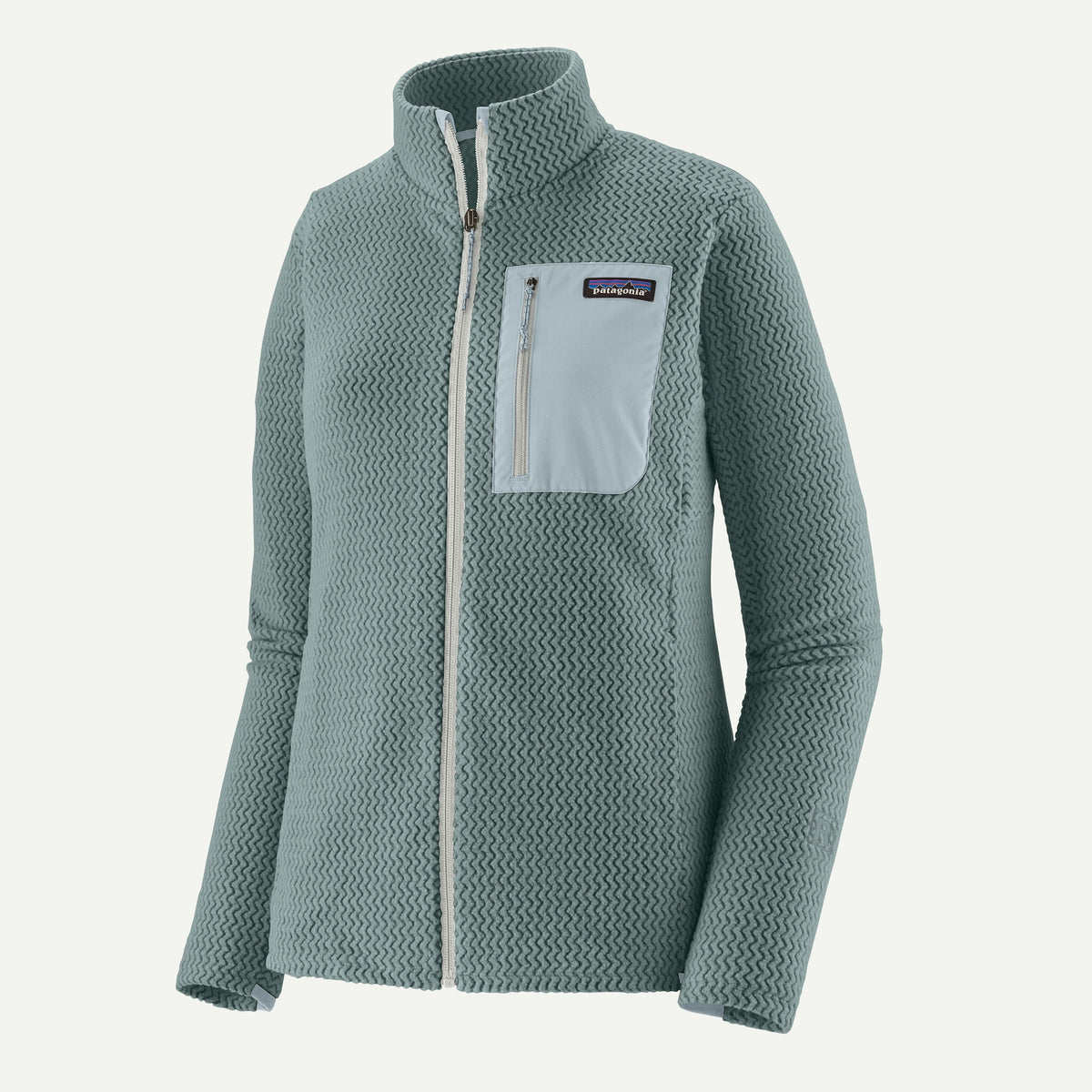 Patagonia Womens R1 Air Jacket - BLSG_Blue Sage