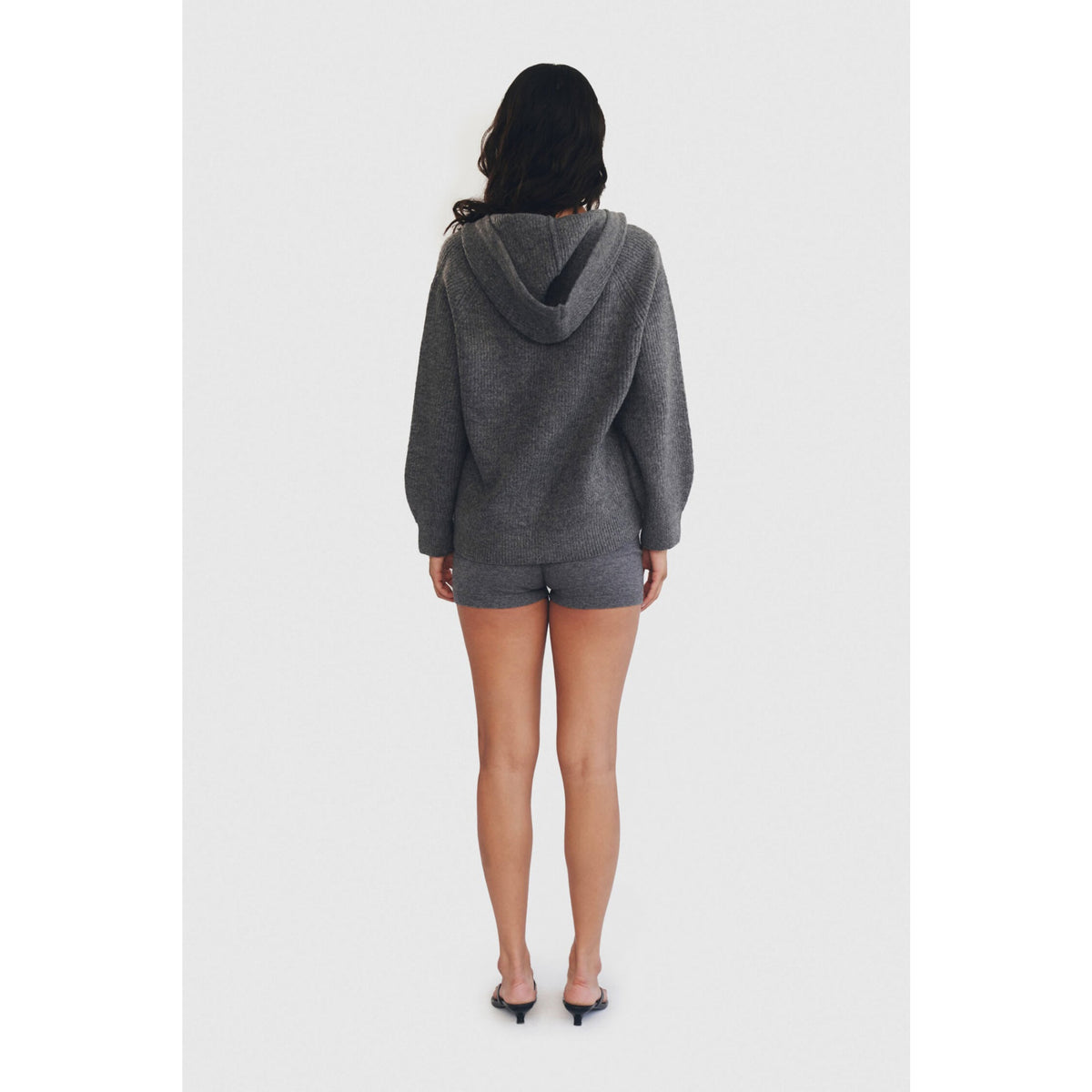 Find Me Now Womens Rael Cardigan-Heather Gray