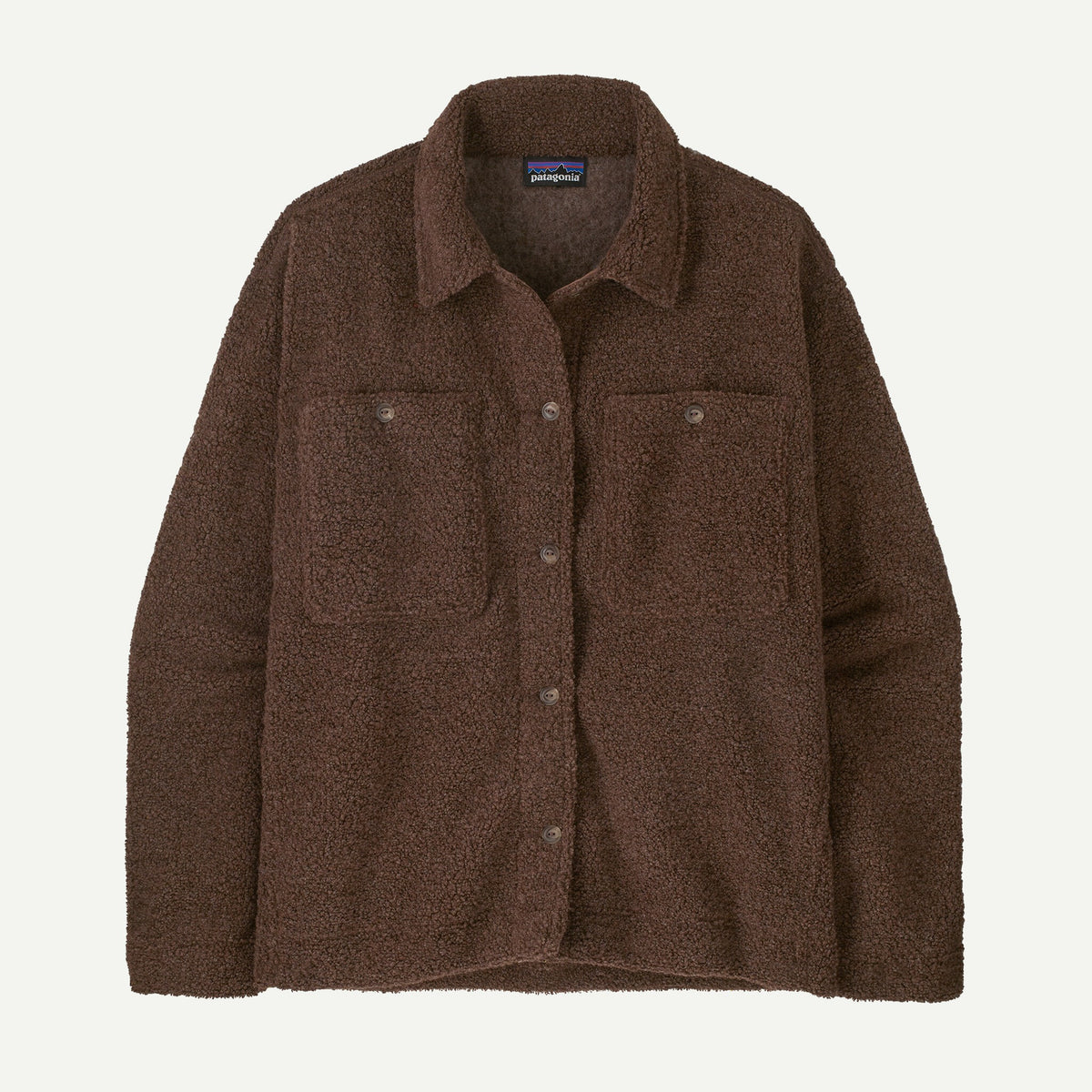 Patagonia Womens Reclaimed Sweater Shirt Jacket - Berm Brown