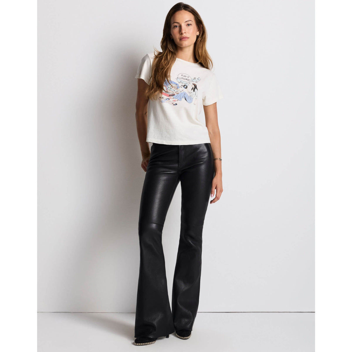 Re/Done Womens Record Classic Tee