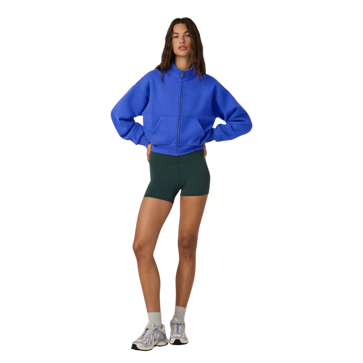 Vuori Womens Restore OS Hoodie_Electric Blue