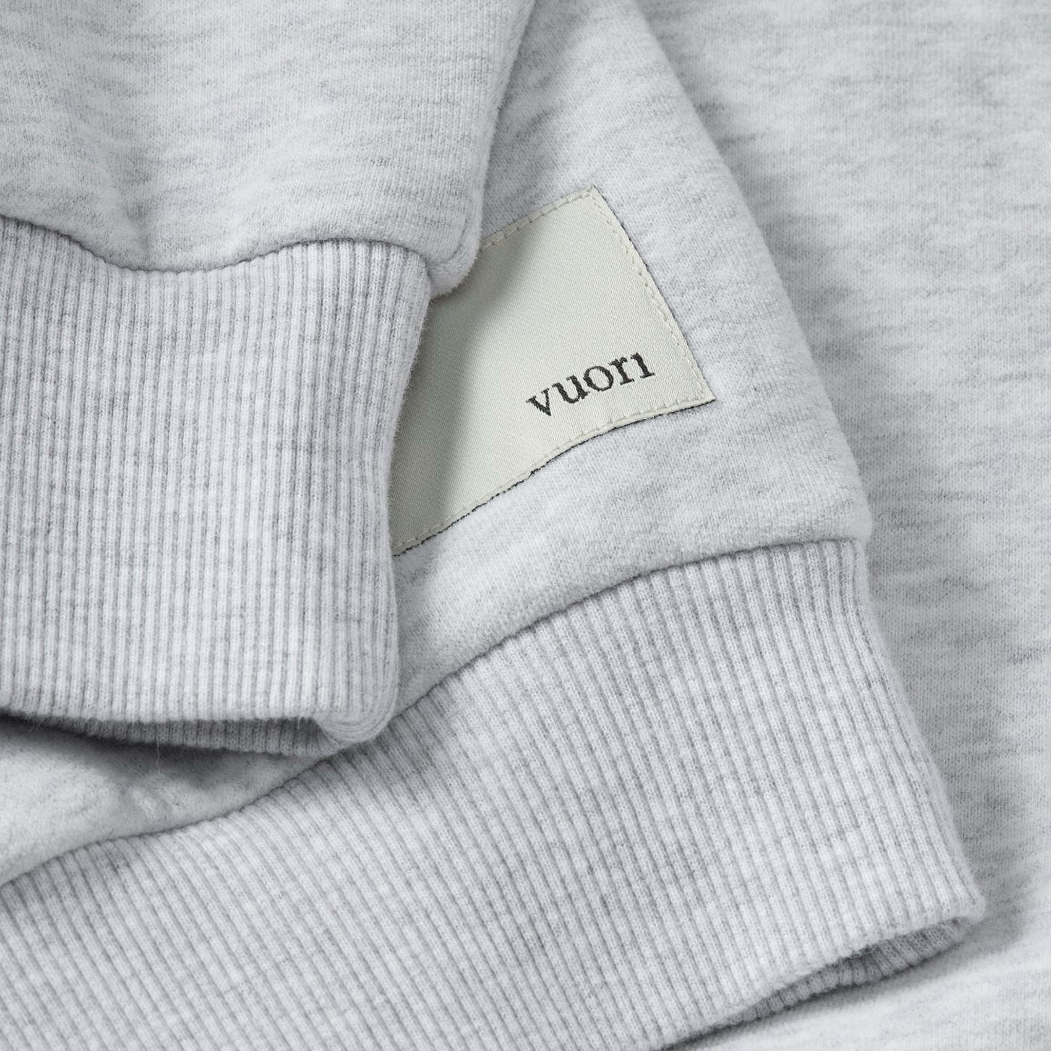 Vuori Womens Restore OS Hoodie_Pale Grey Heather Tonal