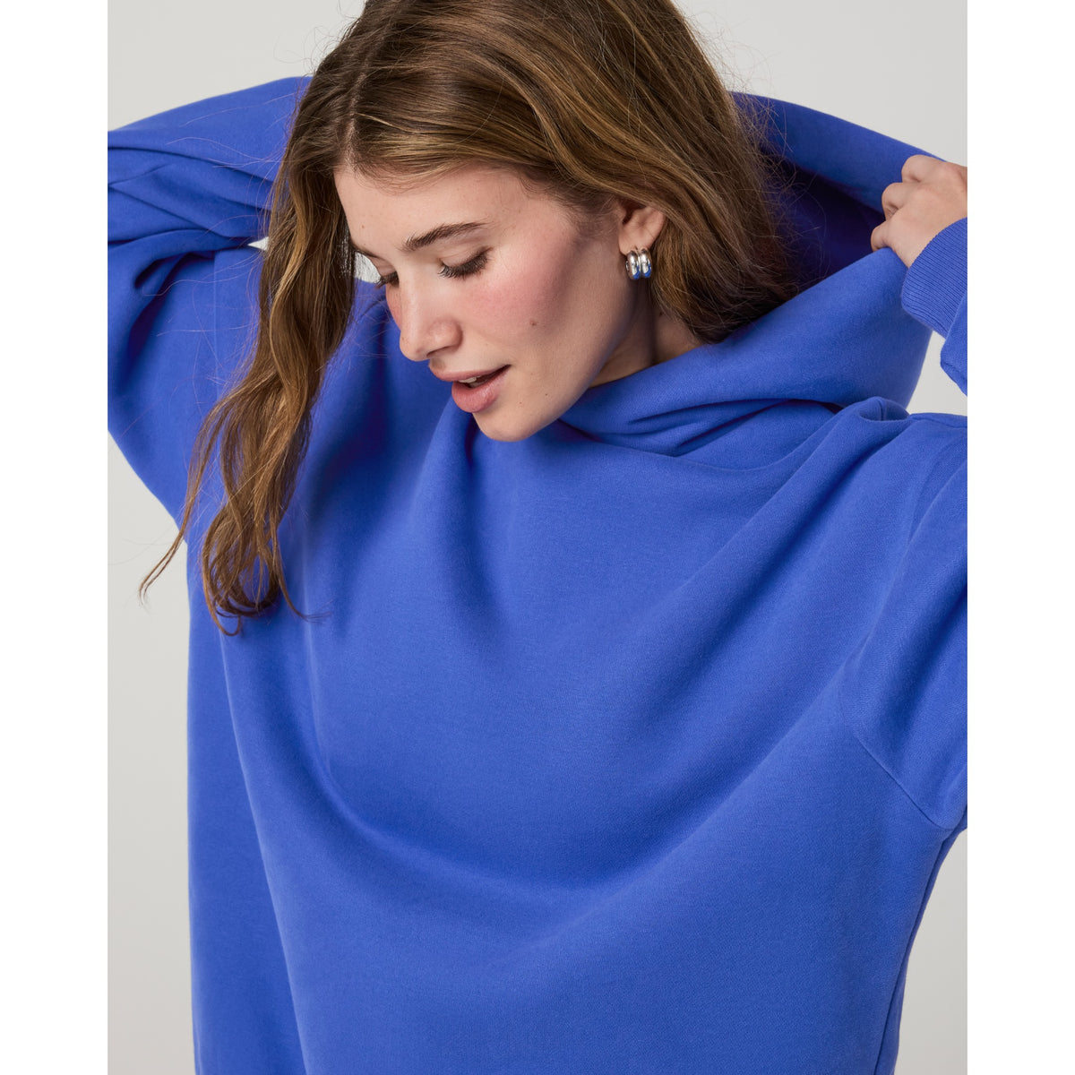 Vuori Womens Restore OS Hoodie - Electric Blue