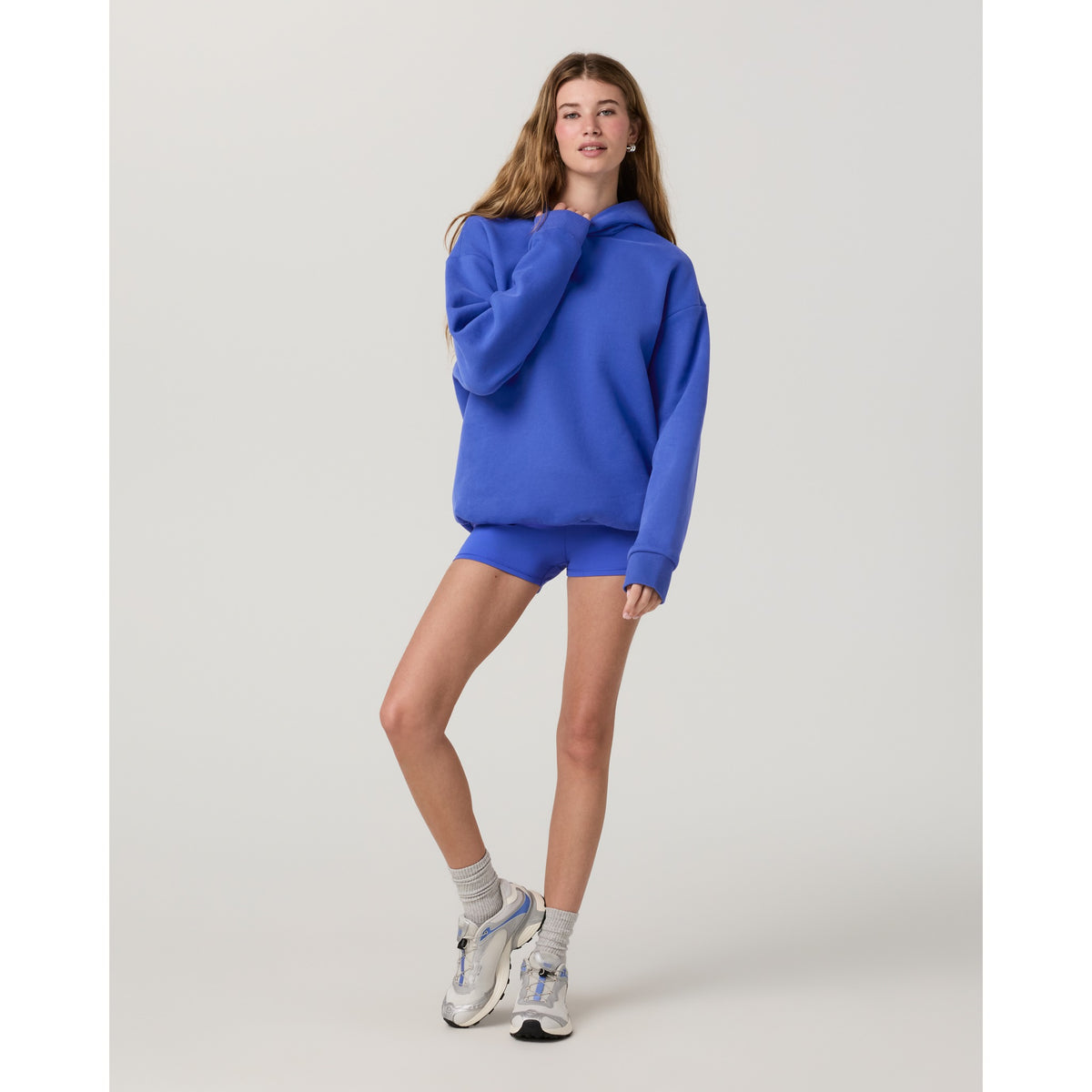 Vuori Womens Restore OS Hoodie - Electric Blue