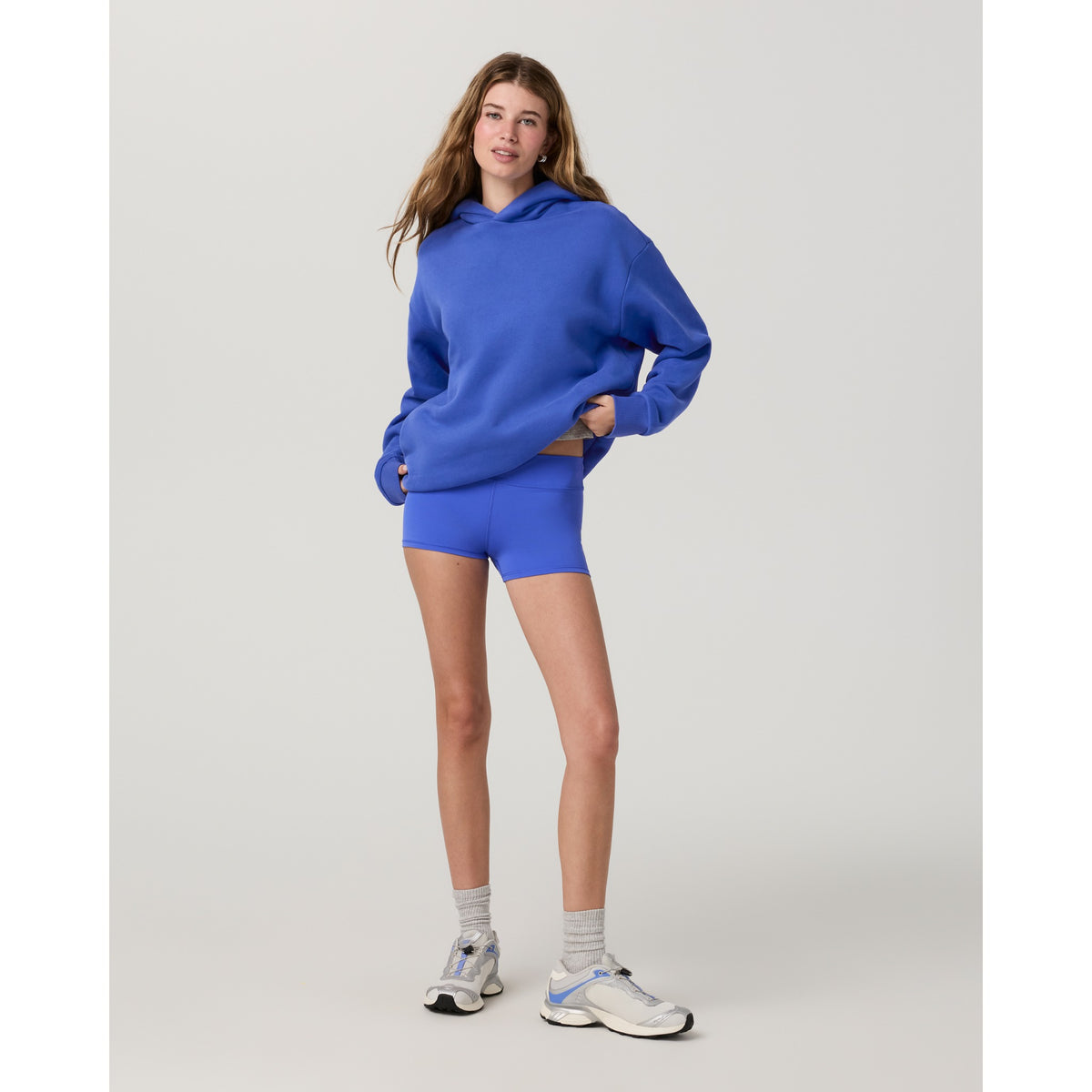 Vuori Womens Restore OS Hoodie - Electric Blue