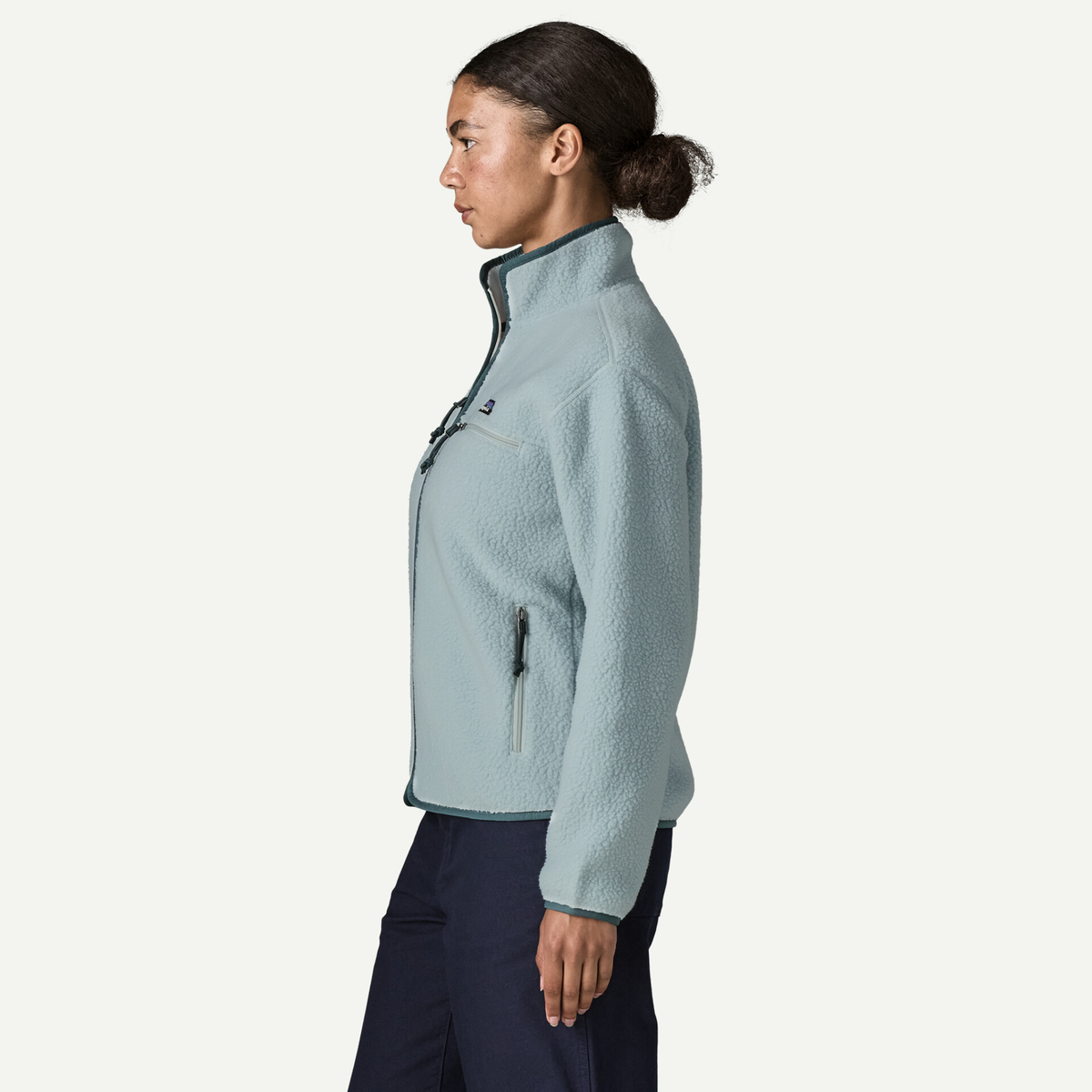 Patagonia Womens Retro Pile Jacket F26- Virtually Blue