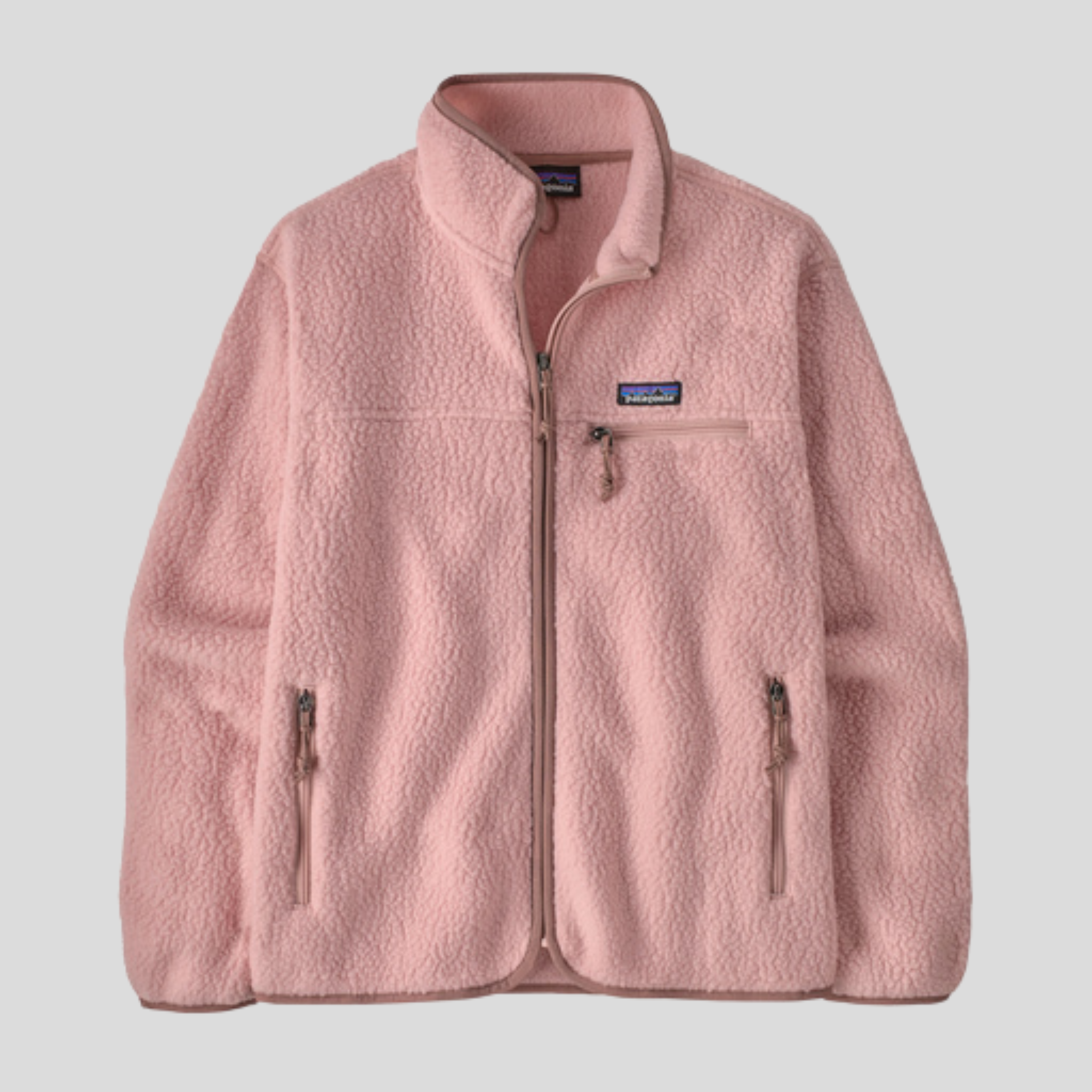 Patagonia Womens Retro Pile Jacket F26-Fuzzy Mauve