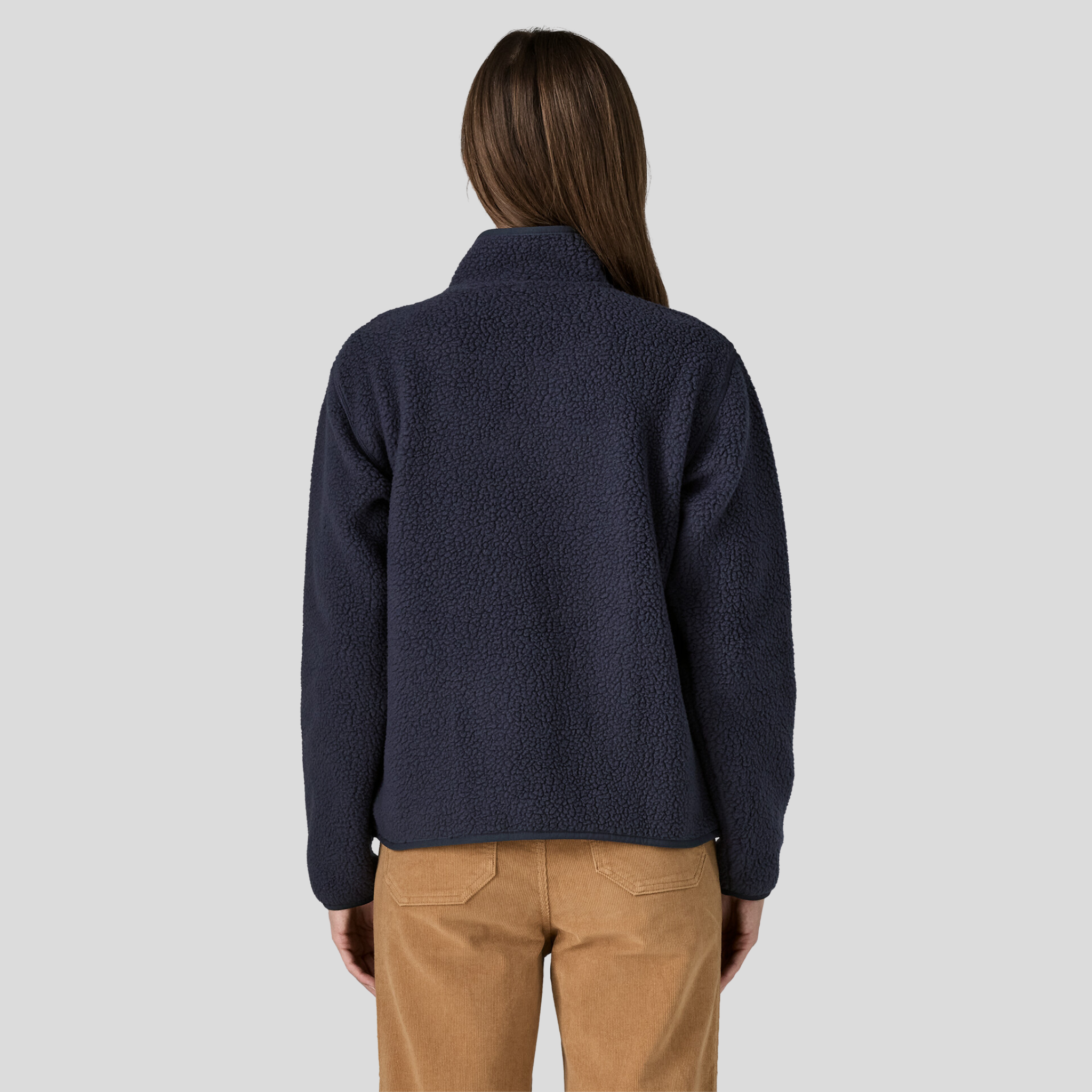 Patagonia Womens Retro Pile Jacket F26-Sunken Blue