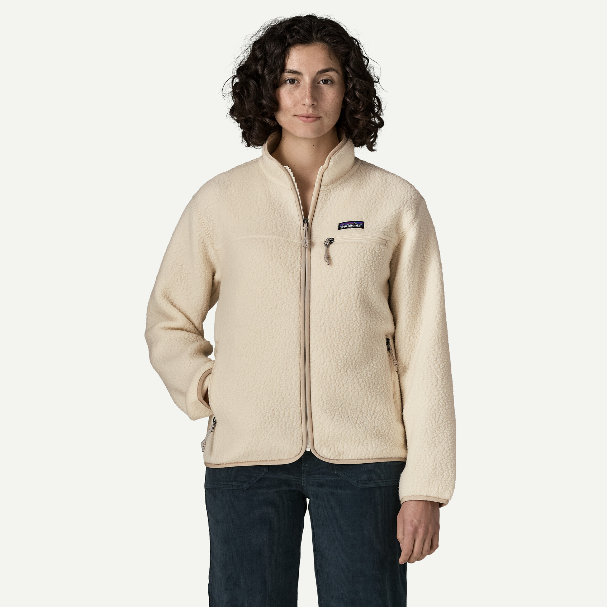 Patagonia Womens Retro Pile Jacket F26-Natural