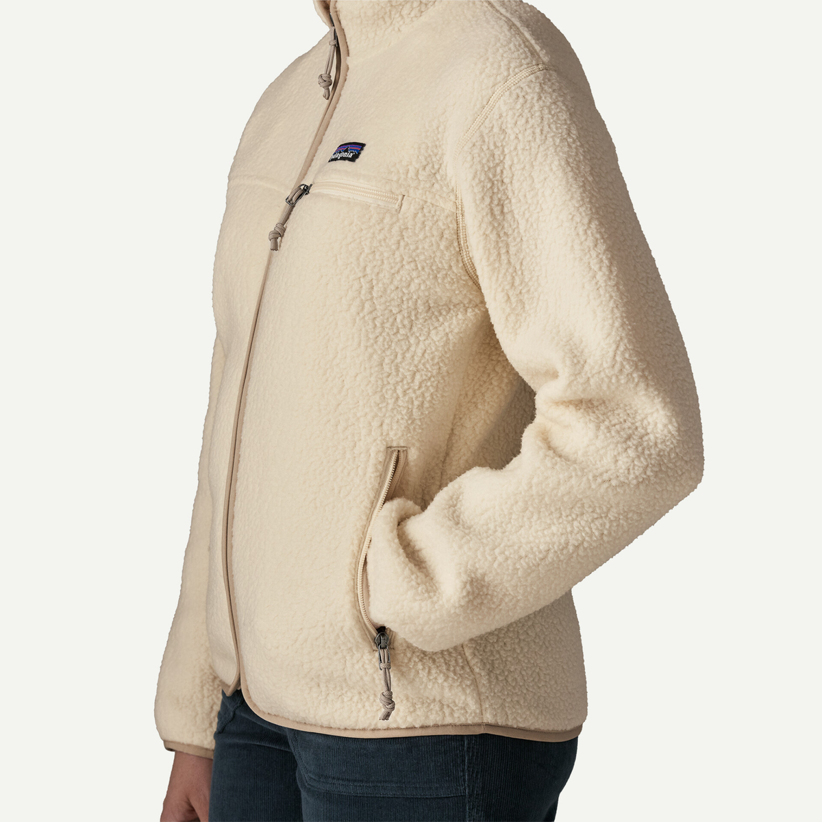 Patagonia Womens Retro Pile Marsupial F26-Natural