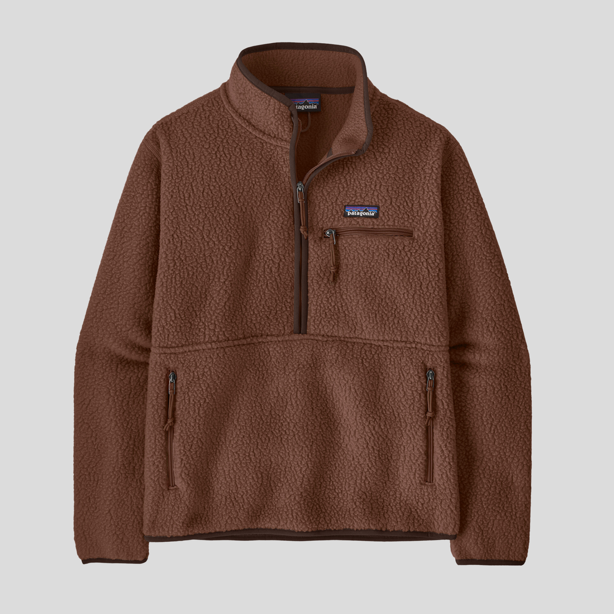 Patagonia Womens Retro Pile Marsupial F26-Berm Brown