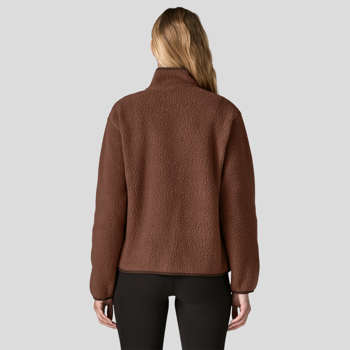 Patagonia Womens Retro Pile Marsupial F26-Berm Brown