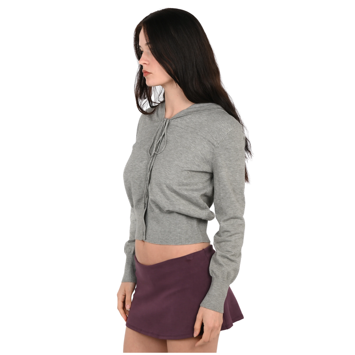 Geel Womens Rori Cardigan-Grey