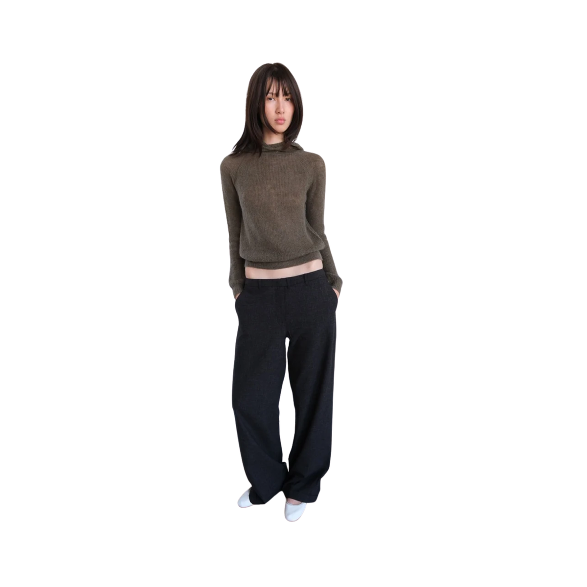 Geel Womens Rosa Sweater-Olive