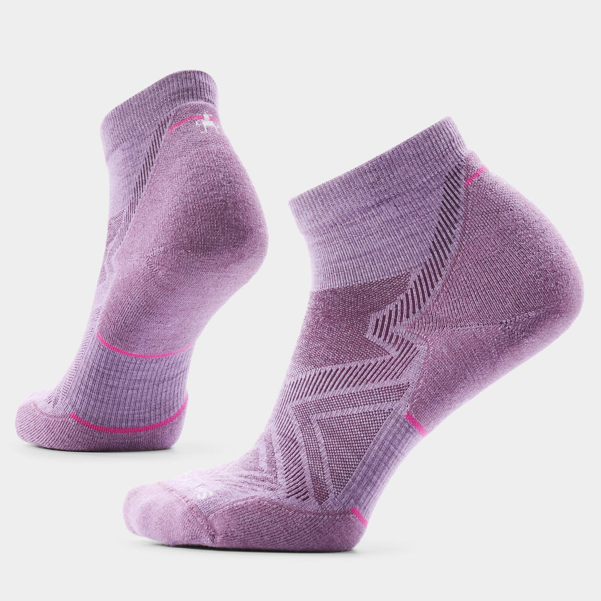 Smartwool Womens Run Targeted Cushion Ankle Socks - Purple Dawn