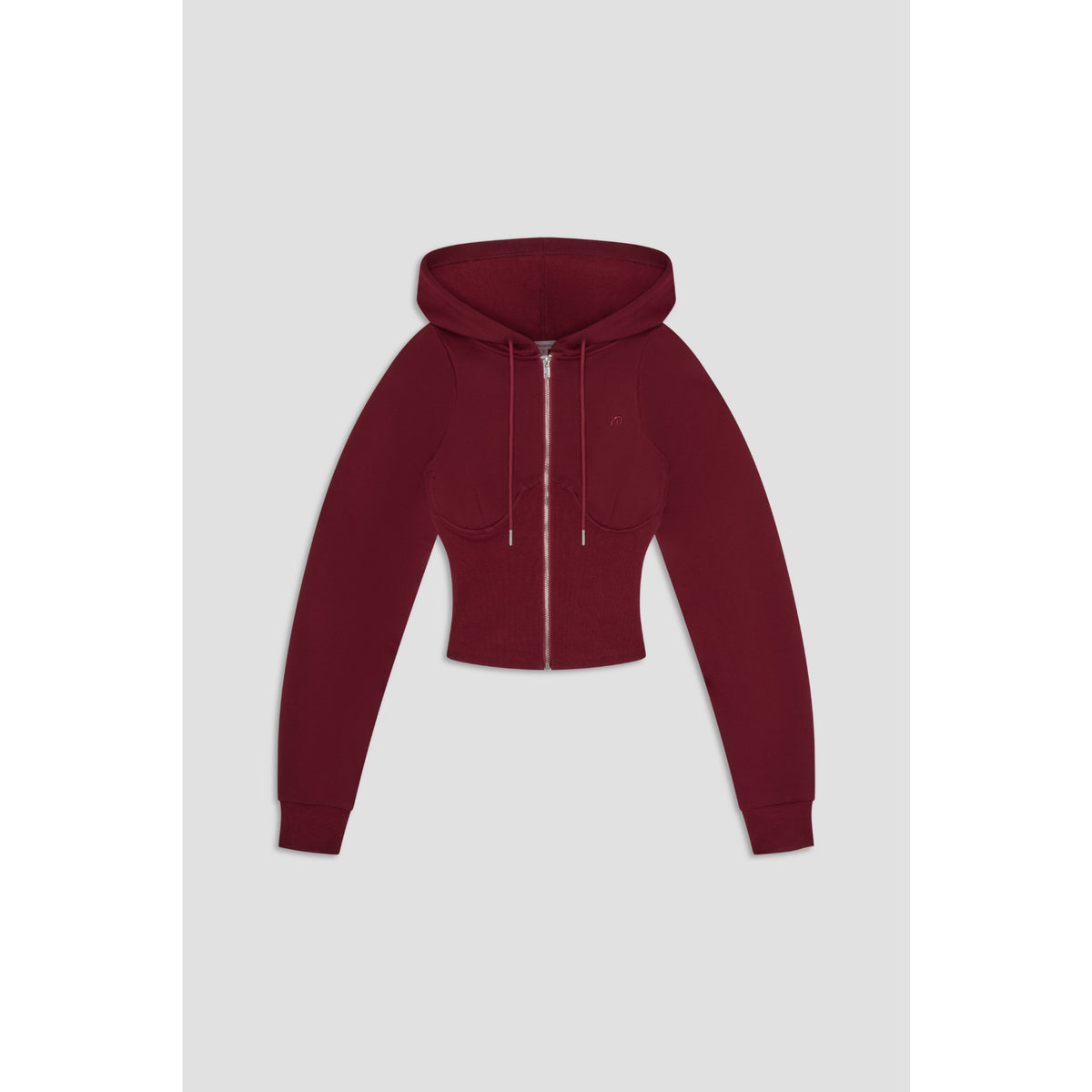 Miaou Womens Sadie Hoodie in Burgundy - Burgundy
