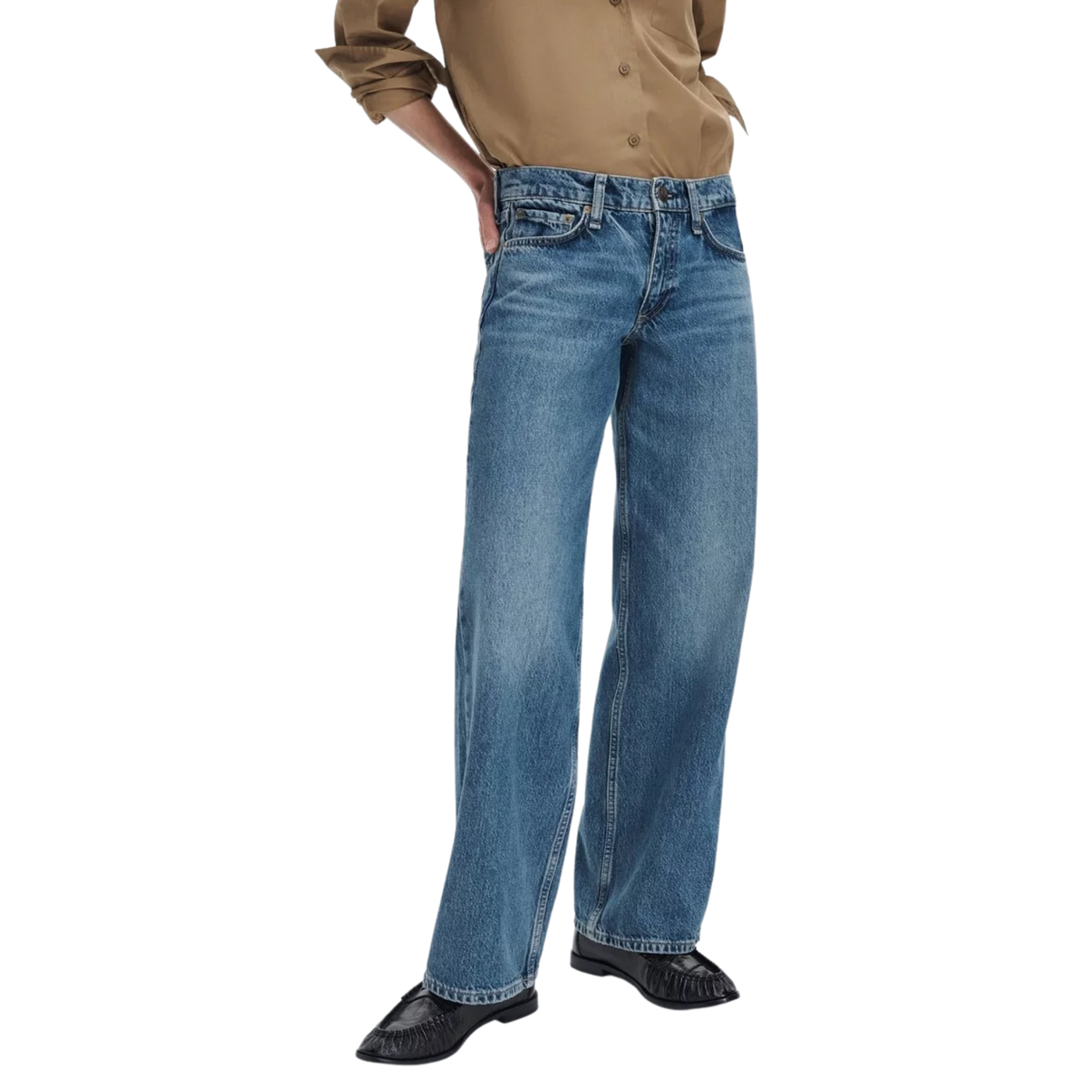 Rag And Bone Womens Saige Full Straight-Echo
