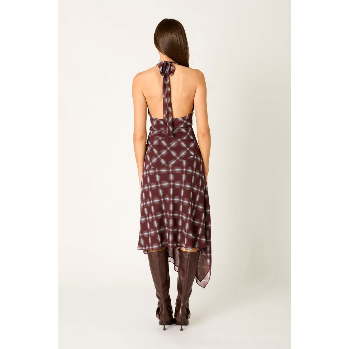 Nia Womens Salvatore Dress - Merlot