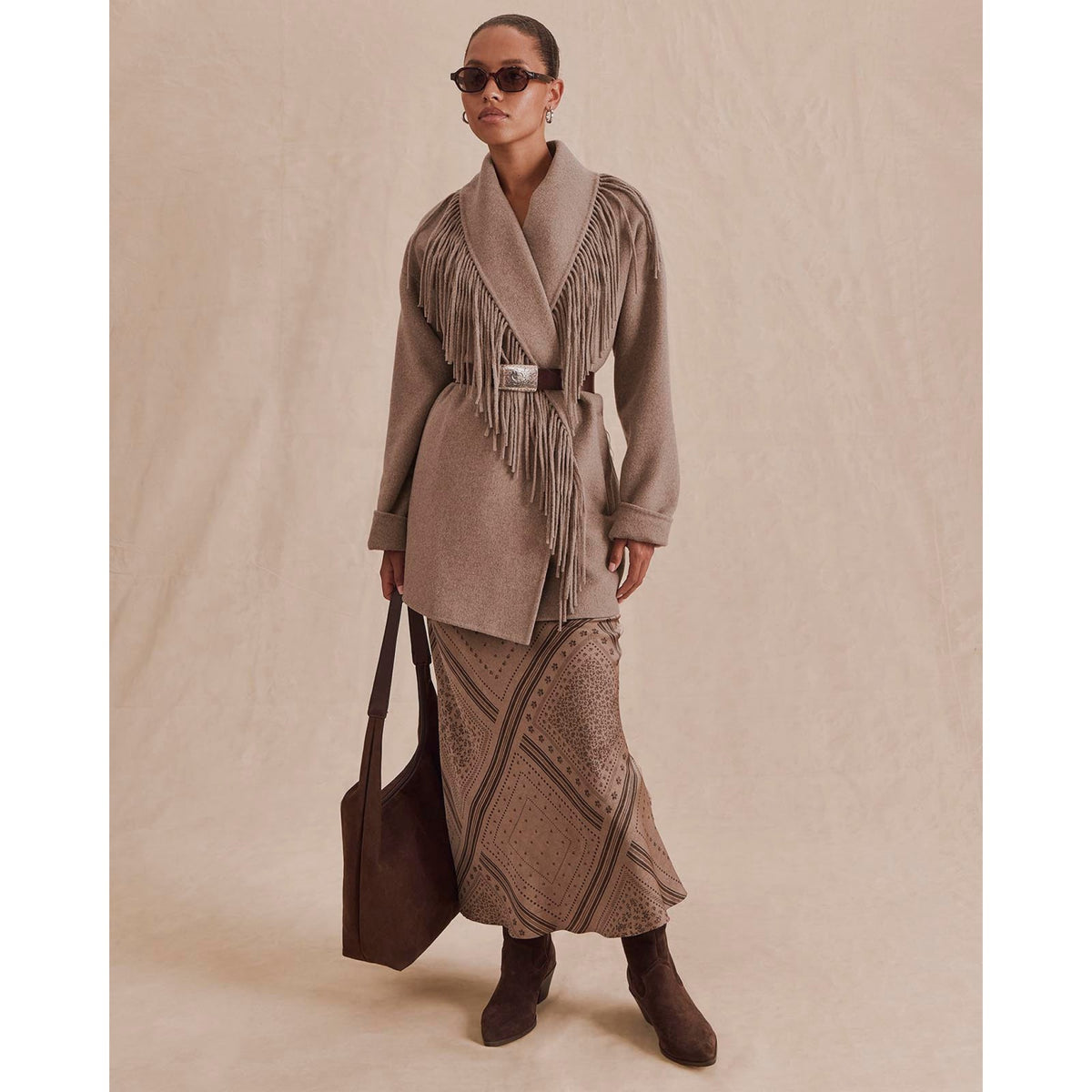 Splendid Womens Sandra Fringe Jacket