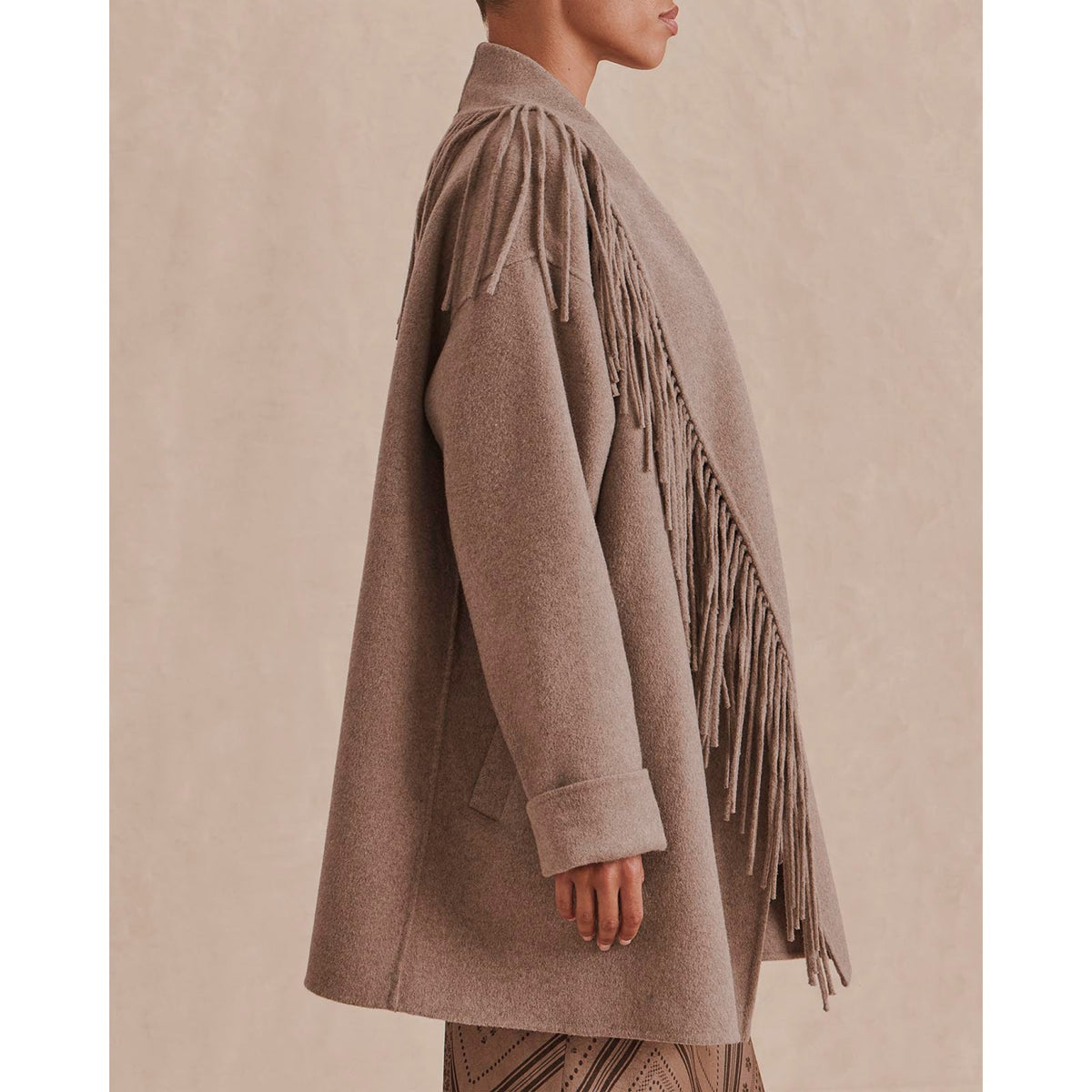 Splendid Womens Sandra Fringe Jacket