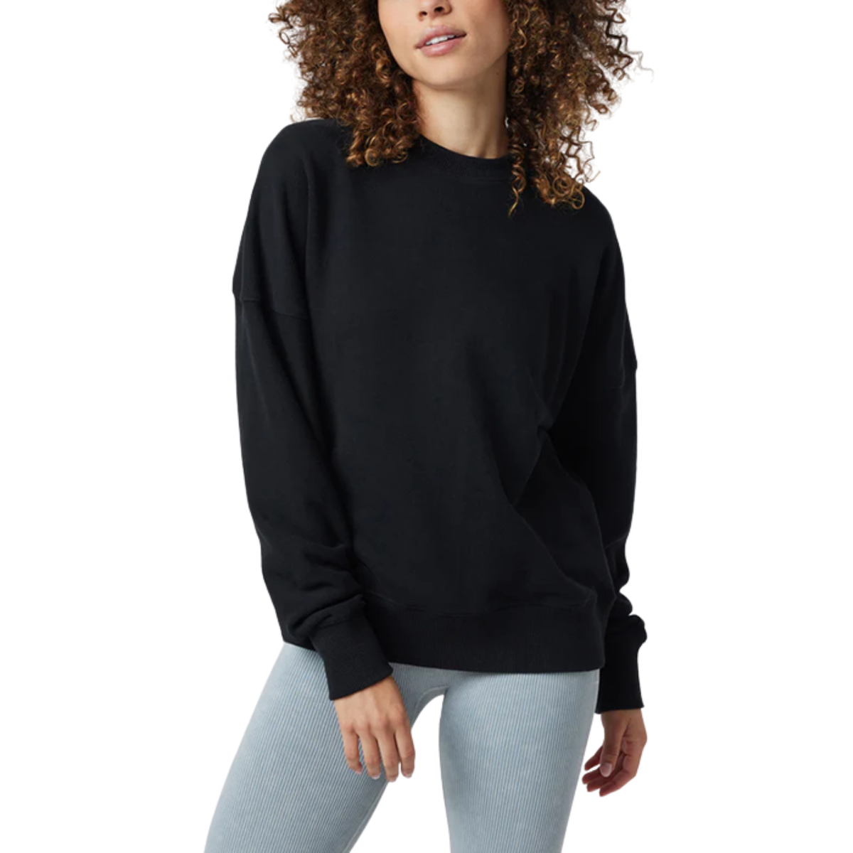 Vuori Womens Sedona Weekender Crew-Black