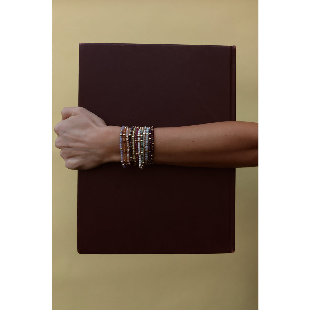 Karen Lazar Design Womens September Blue Sapphire and Rondelle Bracelet - 6.5in