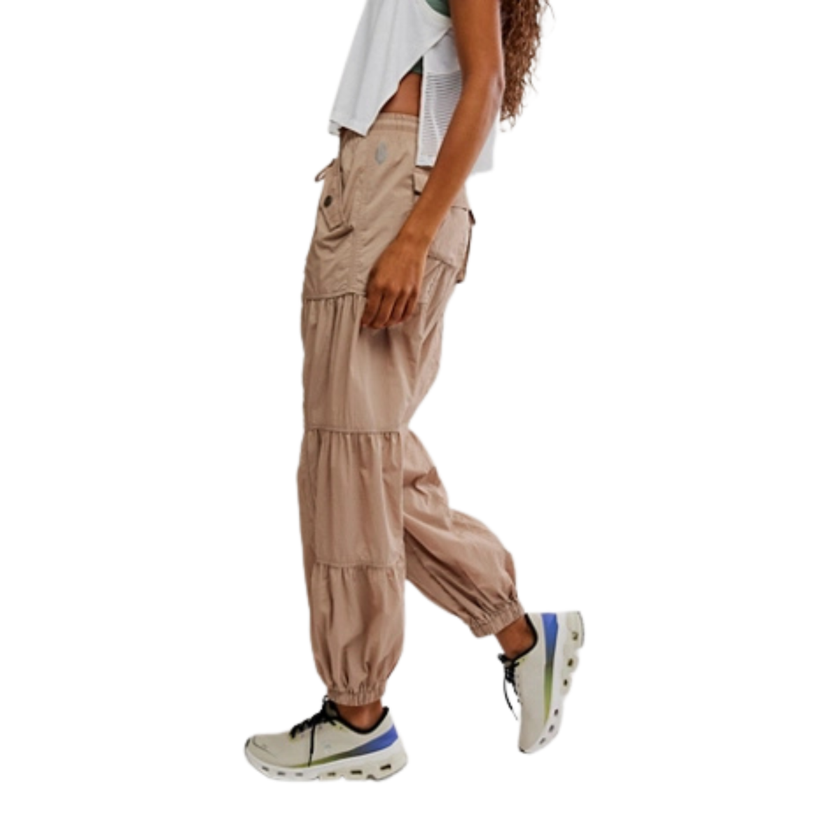 Free People Womens Set Me Free Pant- Sandy
