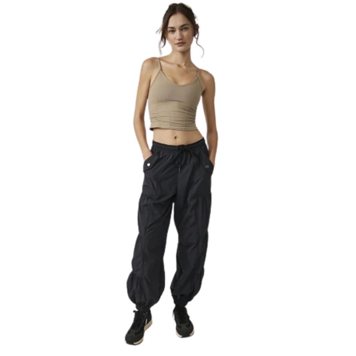 Free People Womens Set Me Free Pant- Black