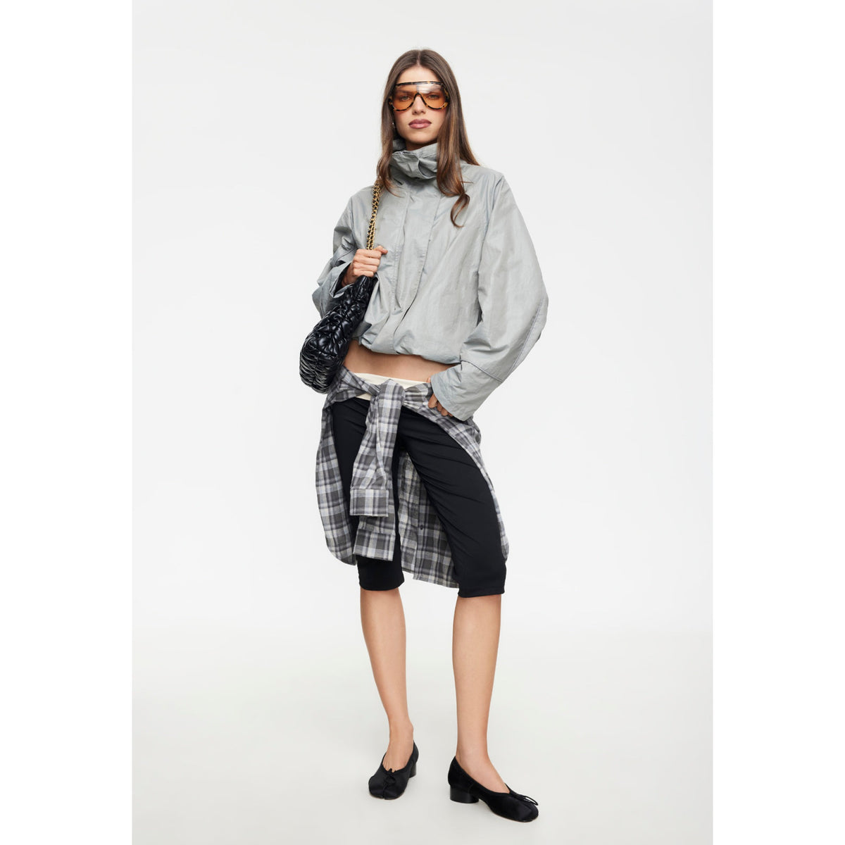 Lioness Womens Shoreline Windbreaker in Silver - Silver