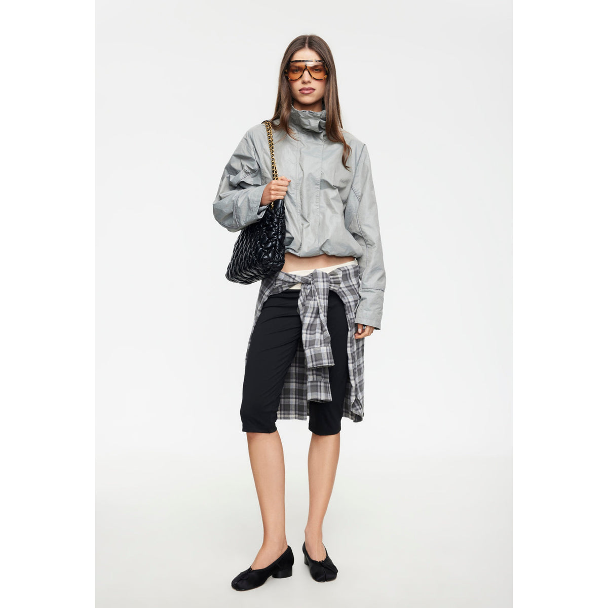 Lioness Womens Shoreline Windbreaker in Silver - Silver